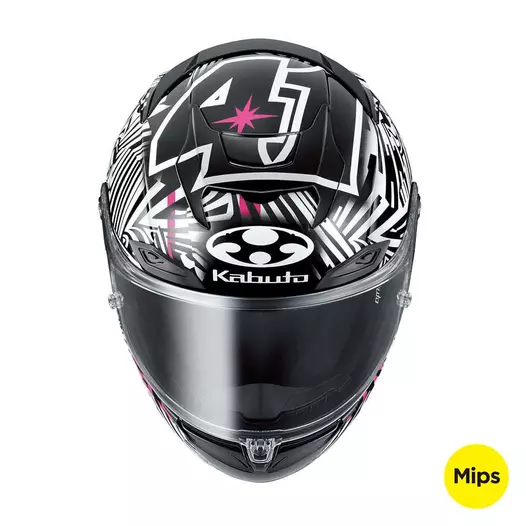 Kabuto Full Face Мотошлем F17 Gp Mips Aleix Черный