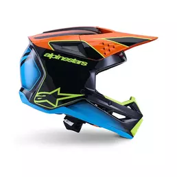 Alpinestars Sm3 Fray Мотошлем Black Orange Yellow Оранжевый