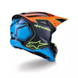 Alpinestars Sm3 Fray Мотошлем Black Orange Yellow Оранжевый
