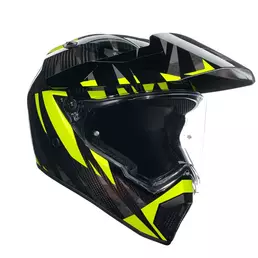 Agv Ax9 E2206 Carbon Steppa Мотошлем Yellow Желтый