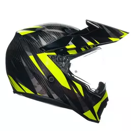 Agv Ax9 E2206 Carbon Steppa Мотошлем Yellow Желтый