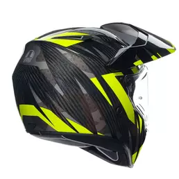 Agv Ax9 E2206 Carbon Steppa Мотошлем Yellow Желтый