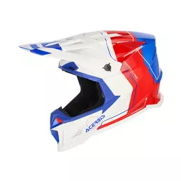 Acerbis T711 Мотошлем White Blue Red Белый