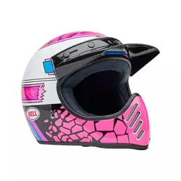 Bell Moto-3 Ece6 Deathspray Мотошлем Pink Purple Розовый