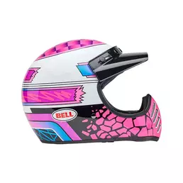 Bell Moto-3 Ece6 Deathspray Мотошлем Pink Purple Розовый