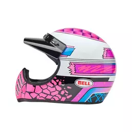 Bell Moto-3 Ece6 Deathspray Мотошлем Pink Purple Розовый