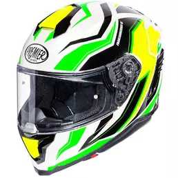 Premier Hyper Rw 6 Мотошлем Green Yellow Зеленый (размер: l)