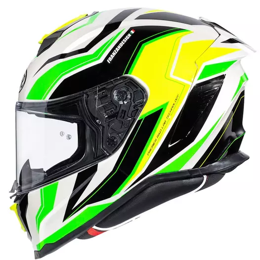 Premier Hyper Rw 6 Мотошлем Green Yellow Зеленый