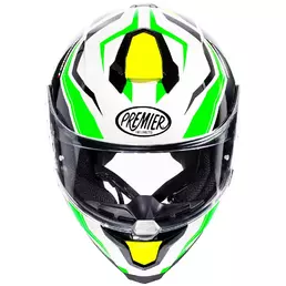 Premier Hyper Rw 6 Мотошлем Green Yellow Зеленый
