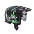 Ufo Sheratan 2206 2024 Мотошлем Legendary Edition Черный