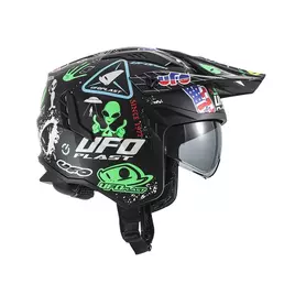 Ufo Sheratan 2206 2024 Мотошлем Legendary Edition Черный
