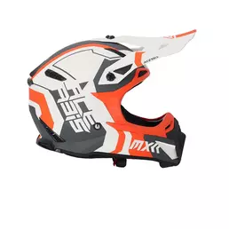 Acerbis Profile 5 Мотошлем White Orange Оранжевый