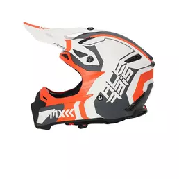 Acerbis Profile 5 Мотошлем White Orange Оранжевый