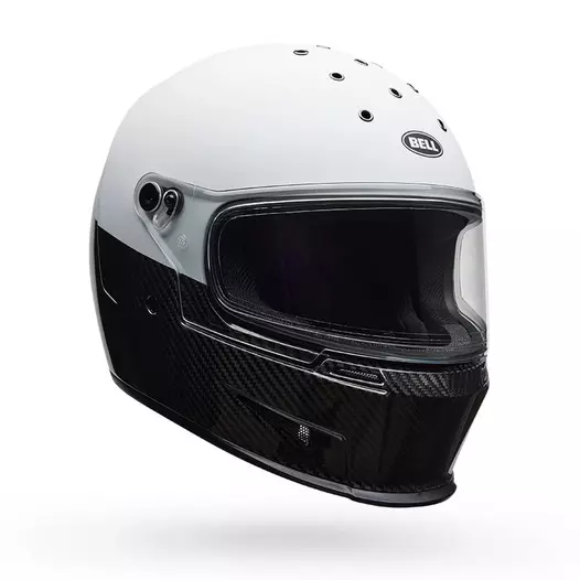 Bell Eliminator Carbon Ece6 Diverge Мотошлем Black Белый (размер: s)