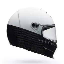 Bell Eliminator Carbon Ece6 Diverge Мотошлем Black Белый