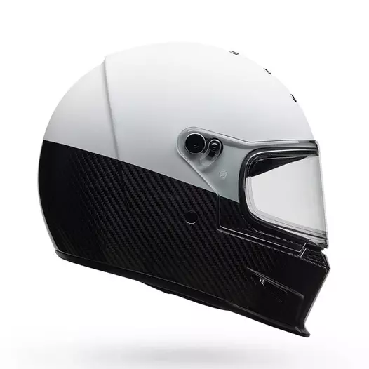 Bell Eliminator Carbon Ece6 Diverge Мотошлем Black Белый