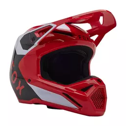 Fox V1 Lean Мотошлем Red Fluo Красный
