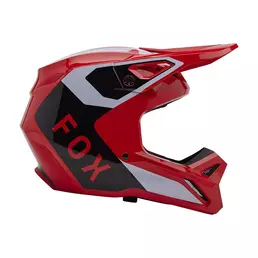 Fox V1 Lean Мотошлем Red Fluo Красный