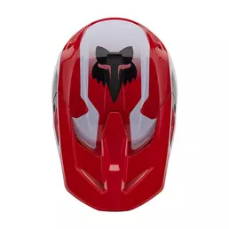 Fox V1 Lean Мотошлем Red Fluo Красный