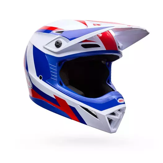 Bell Mx-10 Mips Youth Dyno Мотошлем Red White Белый