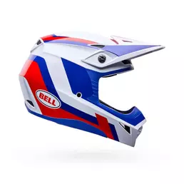 Bell Mx-10 Mips Youth Dyno Мотошлем Red White Белый