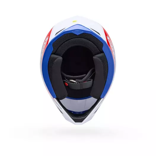 Bell Mx-10 Mips Youth Dyno Мотошлем Red White Белый