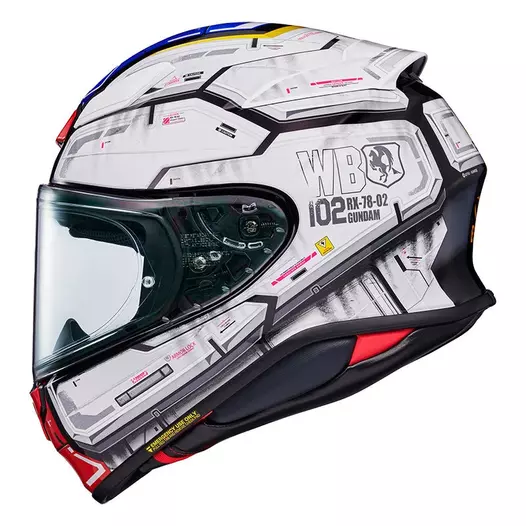 Shoei Nxr 2 Gundam Tc-10 Мотошлем Белый
