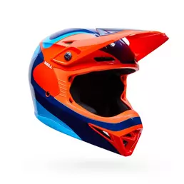 Bell Mx-10 Mips Youth Wave Мотошлем Orange Blue Оранжевый