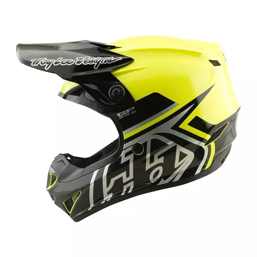 Troy Lee Designs Youth Gp Pro Mono Мотошлем Yellow Желтый