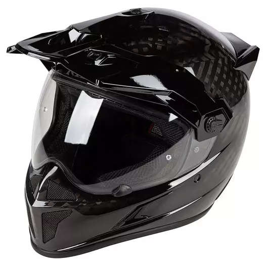 Klim Krios Karbon Мотошлем Gloss Black Черный (размер: 3xl)