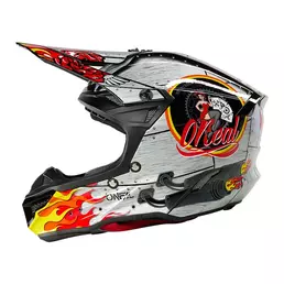 O Neal 5srs Polyacrylite Hr V.25 Мотошлем Multi Серый