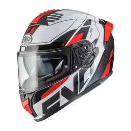 Premier Evoluzione Pr 8 Мотошлем White Red Белый