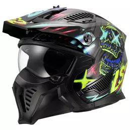Ls2 Of606 Drifter Rayz Мотошлем Black Blue Черный (размер: xs)
