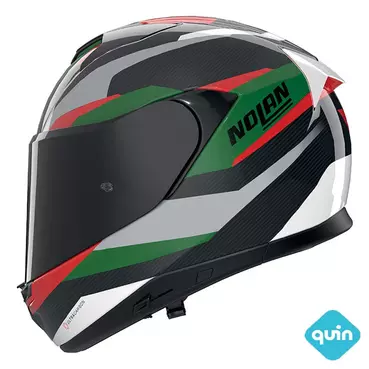 Nolan X-904 Ultra Carbon Quin Мотошлем Calibro Green Зеленый