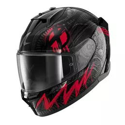 Shark D-skwal 3 Shiever Мотошлем Anthracite Red Красный