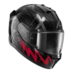 Shark D-skwal 3 Shiever Мотошлем Anthracite Red Красный