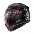 Shark D-skwal 3 Shiever Мотошлем Anthracite Red Красный