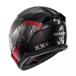 Shark D-skwal 3 Shiever Мотошлем Anthracite Red Красный