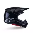 Alpinestars Sm7 2206 Solid Мотошлем Black Glossy Черный
