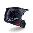 Alpinestars Sm7 2206 Solid Мотошлем Black Glossy Черный