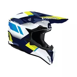 Airoh Wraaap Vision Мотошлем Yellow Blue Желтый