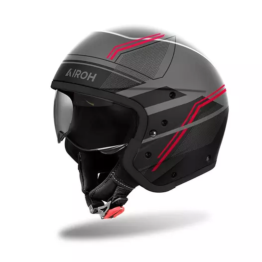 Airoh J110 Slim Мотошлем Red Matt Красный