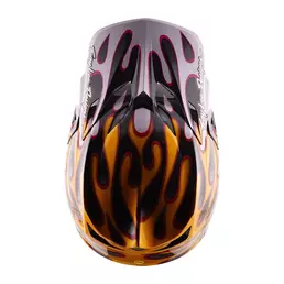 Troy Lee Designs Se5 Carbon Overspray Мотошлем Gold Золотистый