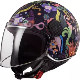 Ls2 Of558 Sphere Lux 2 Bloom Мотошлем Blue Pink