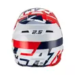 Leatt 2.5 2023 Мотошлем White Red Blue Белый