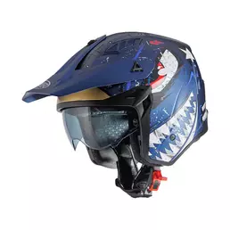 Premier Subverter Ar 12 Bm Мотошлем Blue Matt Синий