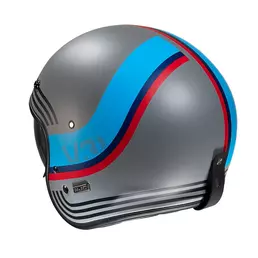 Hjc V31 Byron Мотошлем Grey Blue Серый