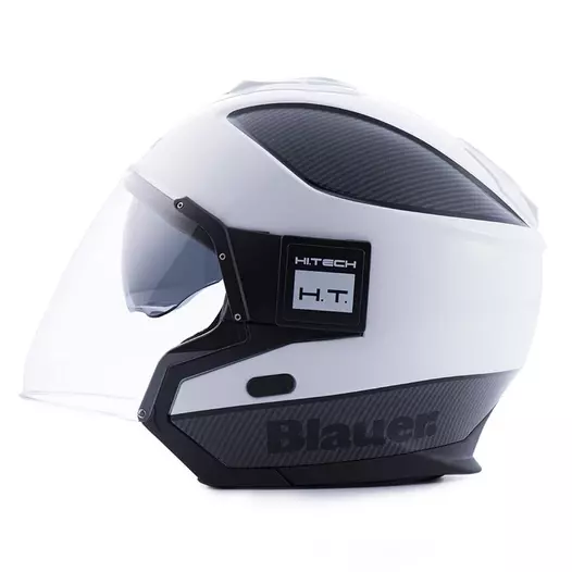 Blauer Solo Btr Мотошлем White Carbon Белый