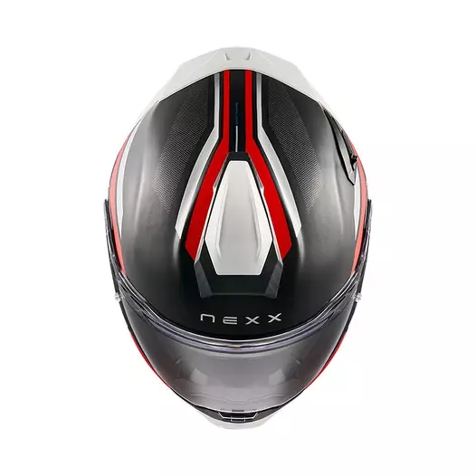 Nexx X.tr Quanta Мотошлем Black Red Красный
