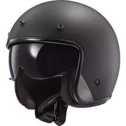 Ls2 Of601 Bob 2 Solid Мотошлем Black Черный